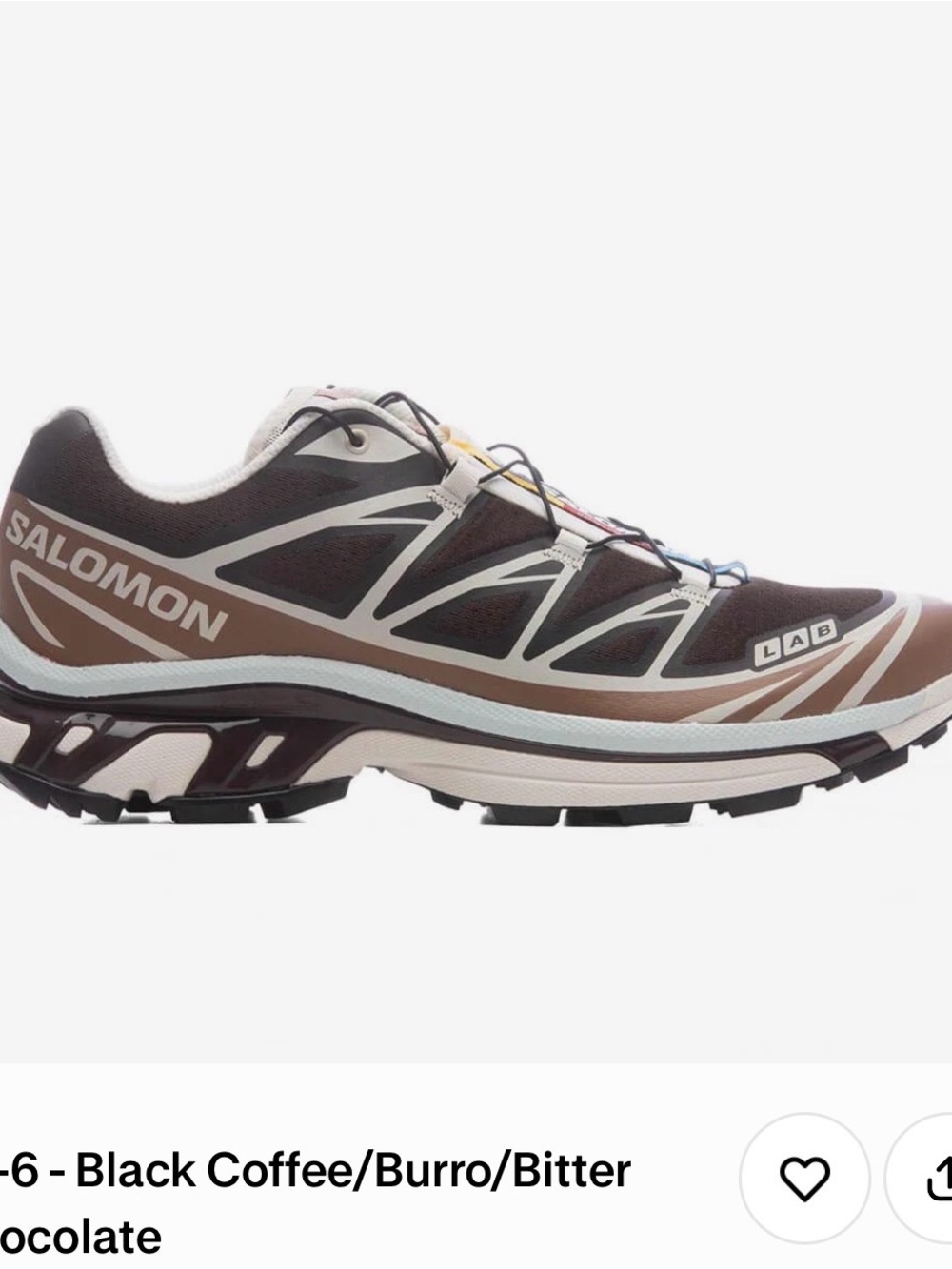 Salomon xt-6 — size 8